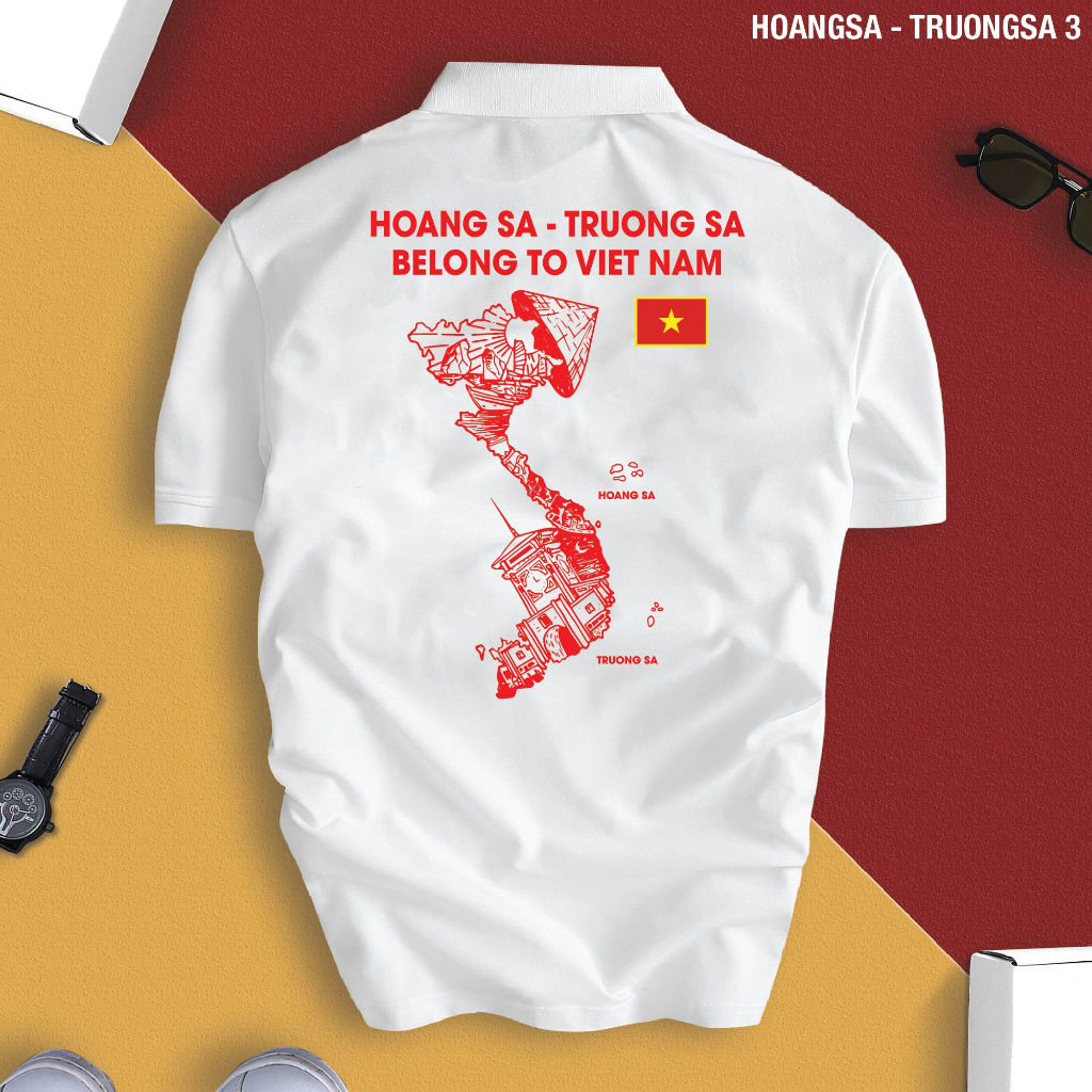 Áo POLO nam nữ Unisex HOANGSA - TRUONGSA chất CVC cá sấu cao cấp, chuẩn form