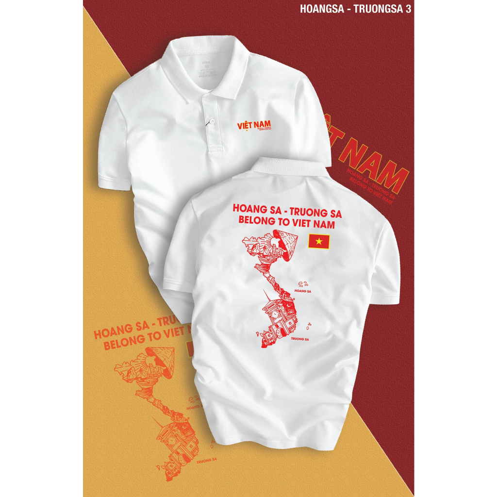 Áo POLO nam nữ Unisex HOANGSA - TRUONGSA chất CVC cá sấu cao cấp, chuẩn form