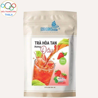 Bột trà hoà tan hương dâu cao cấp benus