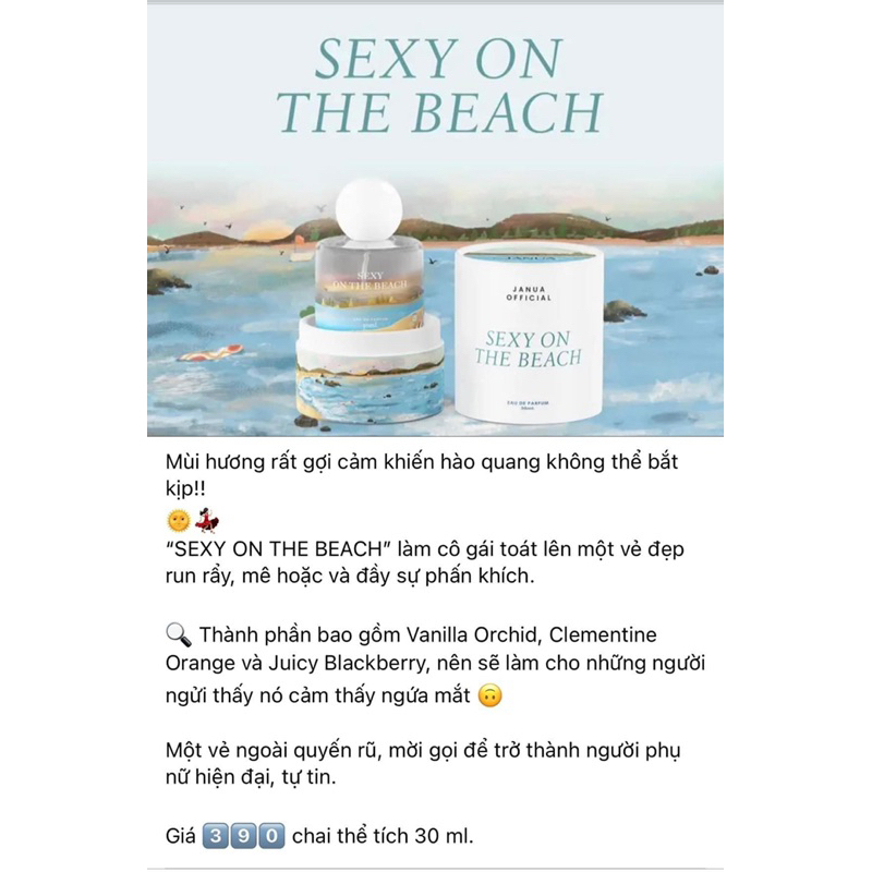 NƯỚC HOA NỘI ĐỊA THÁI JANUA 30ml