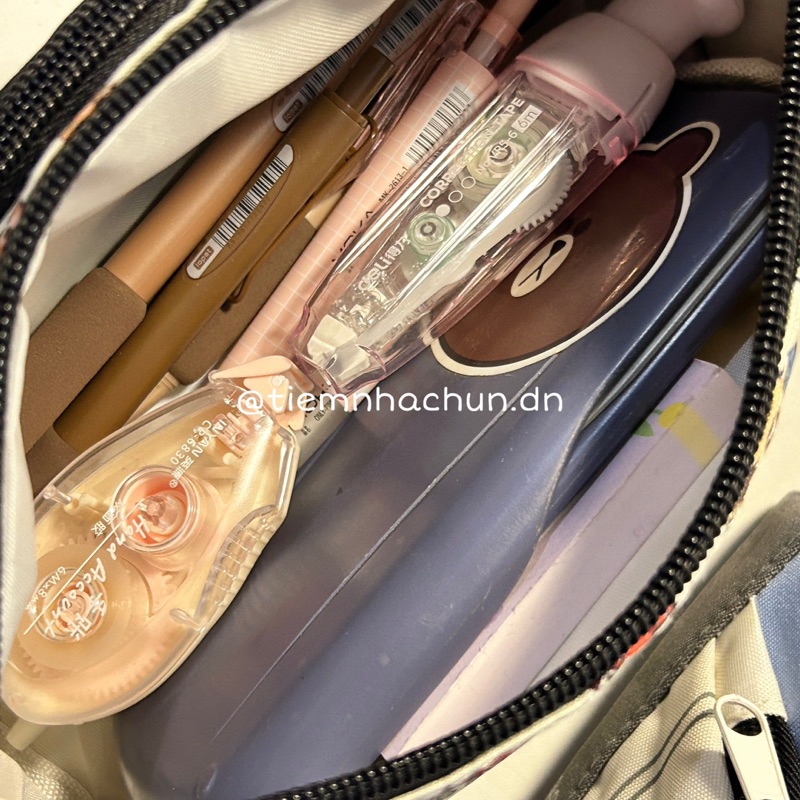 TÚI ĐỰNG BÚT VINTAGE LOẠI MỚI SIÊU TO  - tiệm nhà chun