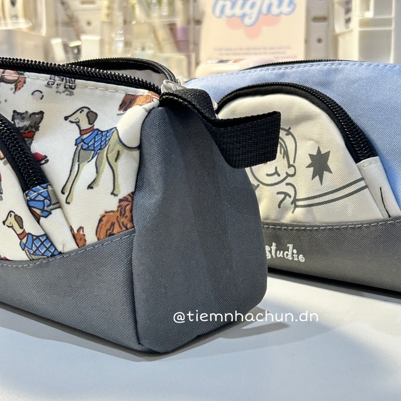 TÚI ĐỰNG BÚT VINTAGE LOẠI MỚI SIÊU TO  - tiệm nhà chun