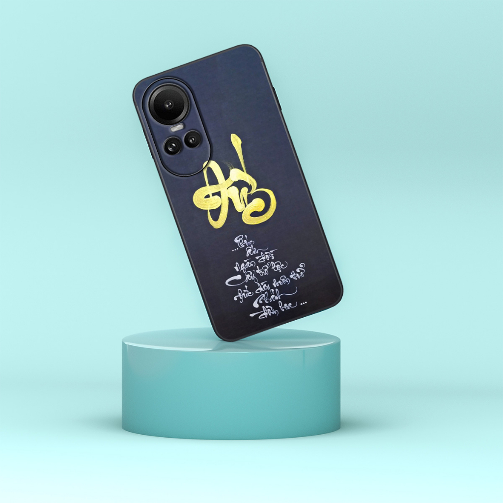 Ốp Oppo Reno 10 5G / Reno 10 Pro 5G in hình thư pháp lộc, đức, nhẫn đẹp độc lạ