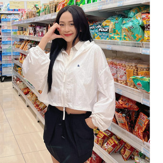 Áo khoác gió croptop dáng ngắn dài tay form rộng Aogio3110_P11K19