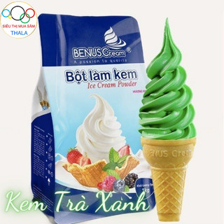 Bột làm kem hương vị Trà Xanh Benus cao cấp