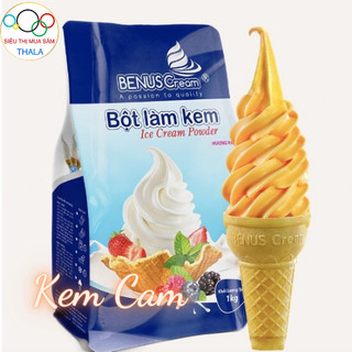 Bột làm kem tươi hương vị Cam Benus