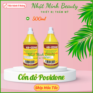 Cồn đỏ sát khuẩn Povidone Iodine 10% 500ml | Dung dịch sát khuẩn Povidone | Cồn vàng