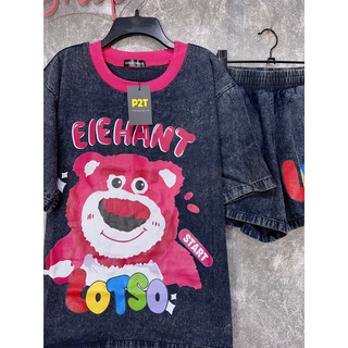 ( SẴN HCM ) SET JEAN CỔ TRÒN LOTSO