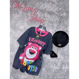 ( SẴN HCM ) SET JEAN CỔ TRÒN LOTSO