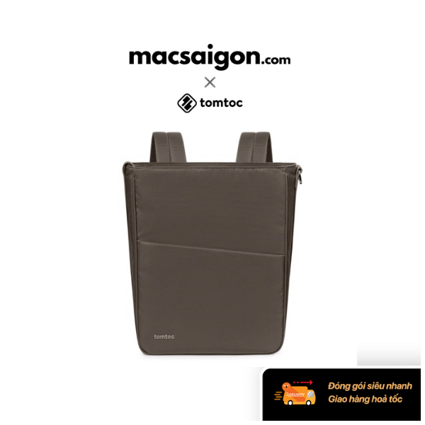 Balo Tomtoc H63 Slash Flip H63A1K1 - Màu nâu (Lên đến 11-inch)