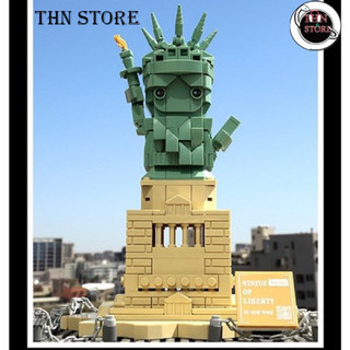 Lego tượng nữ thần tự do chibi