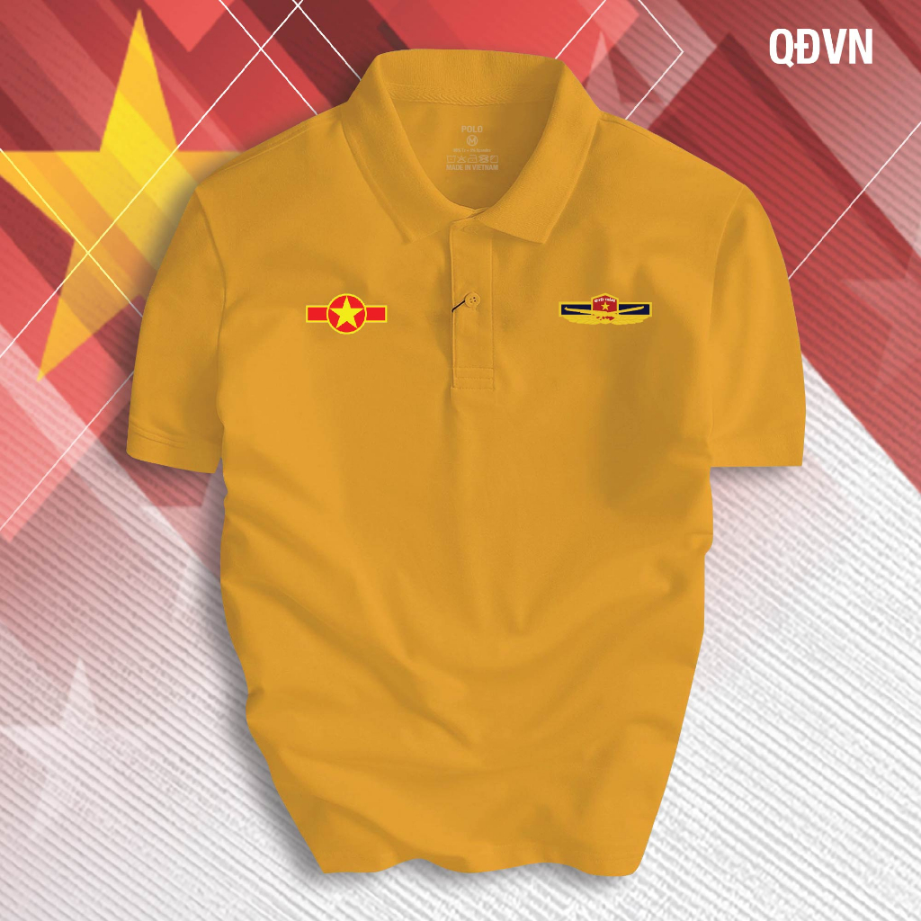 Áo Thun Polo Nam QĐVN Đẳng Cấp Chuẩn Form Thoáng Khí