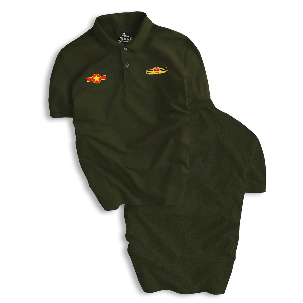 Áo Thun Polo Nam QĐVN Đẳng Cấp Chuẩn Form Thoáng Khí