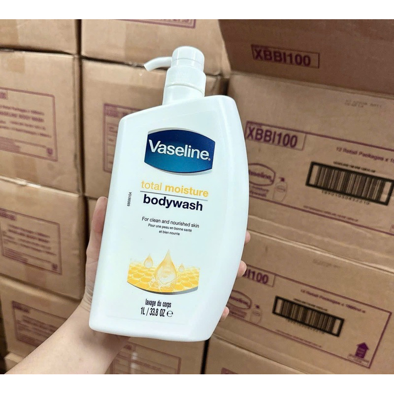 Sữa tắm trắng da Vasilin 1 lit