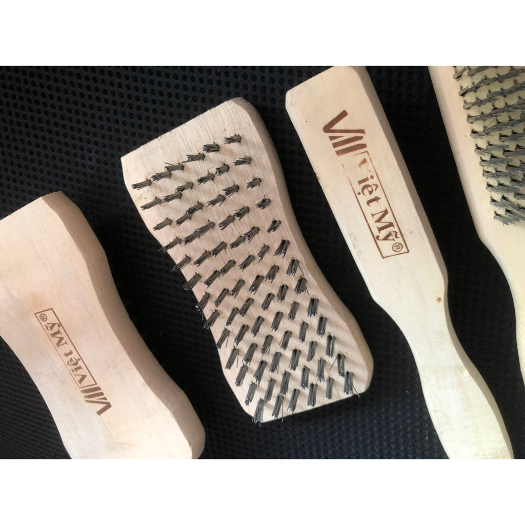 Bàn chải sắt Việt Mỹ chất lượng cao... chà rong, chà sàn, đánh rỉ sét cước sắt loại