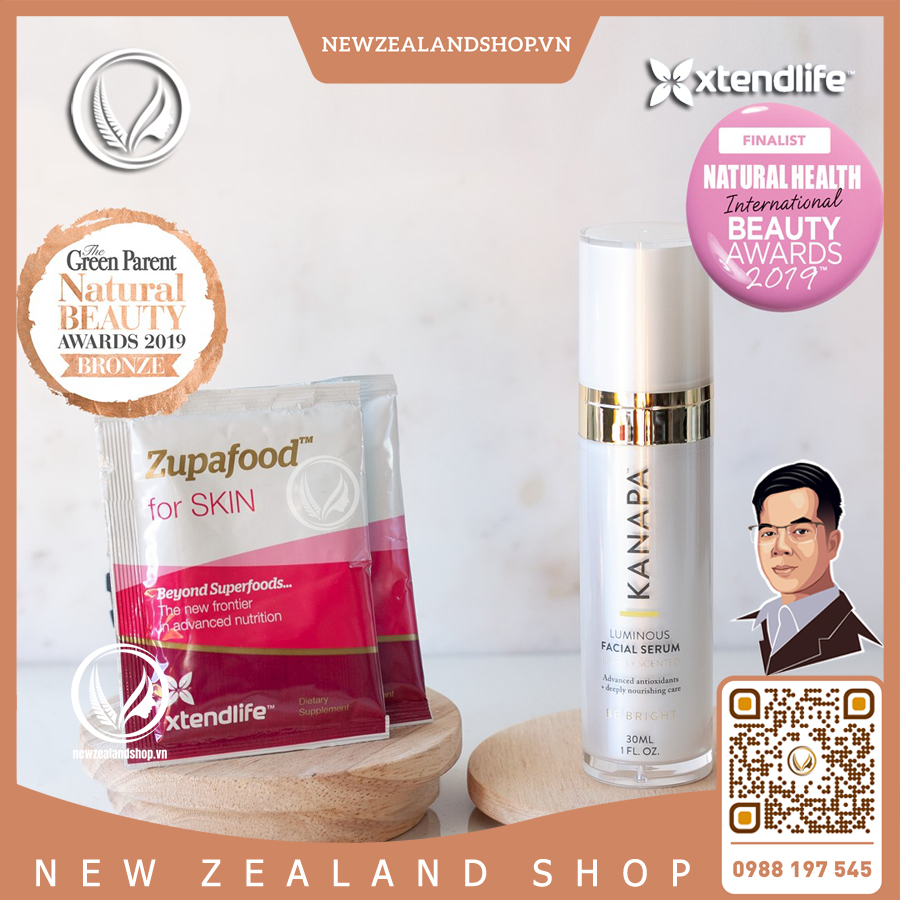 Siêu thực phẩm đẹp da, bổ sung collagen Xtend Life Zupafood For Skin