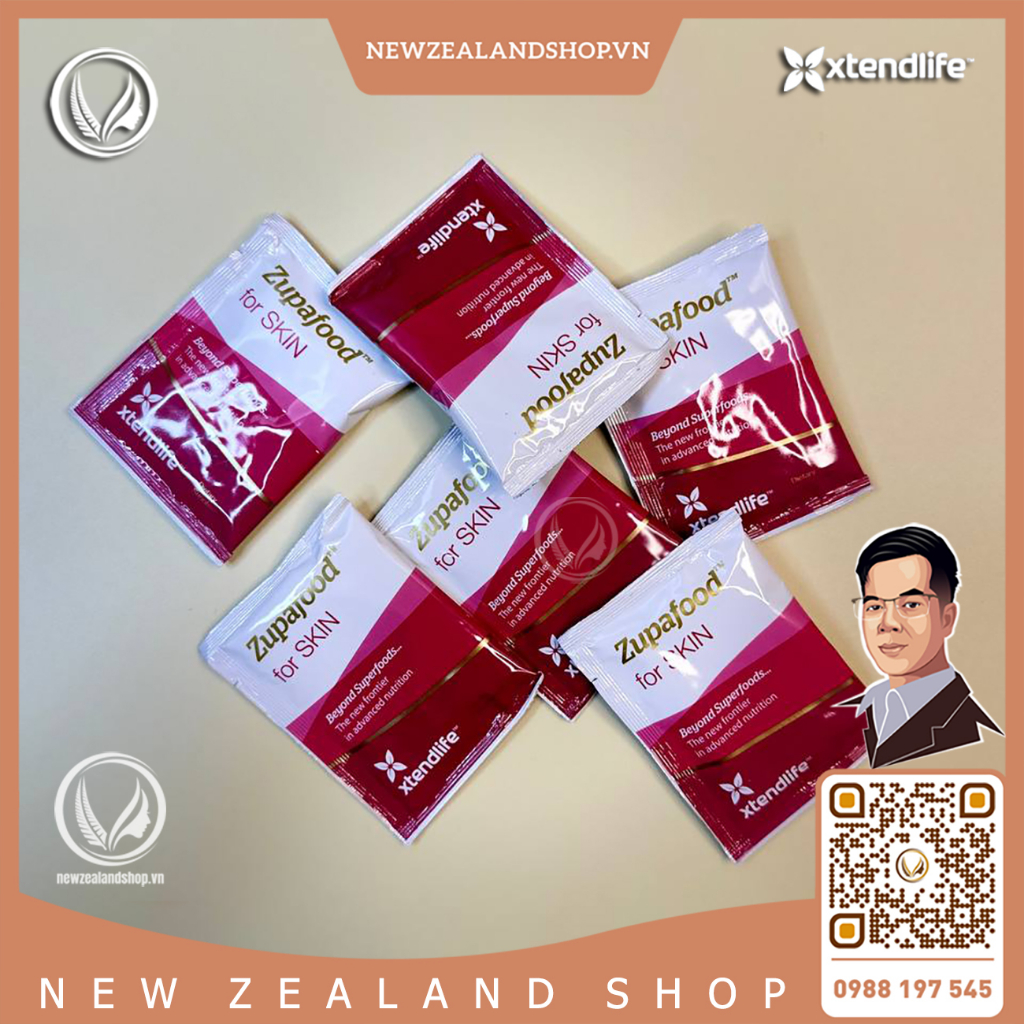 Siêu thực phẩm đẹp da, bổ sung collagen Xtend Life Zupafood For Skin