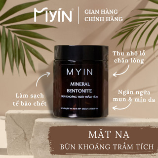 Mặt nạ bùn khoáng tươi MYIN kiểm soát dầu, làm sạch lỗ chân lông, ngừa mụn đầu đen 100ml