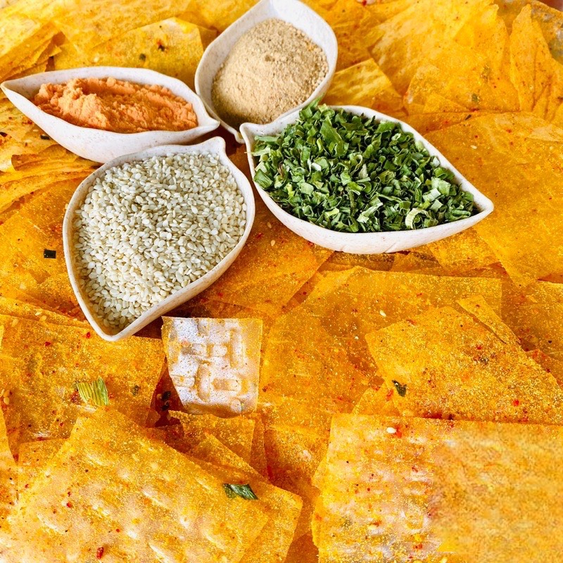 Bánh Tráng Phô Mai Tôm Hành 300g Tiệm Ăn Vặt Mẹ Bống