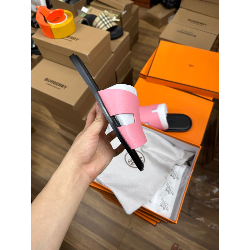 Dép H.ermes Form Like A.uth Màu ss2023 Cao Cấp, Dép HM