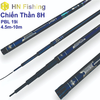Cần câu tay Chiến Thần 8H, cần câu đơn câu đài chuyên săn hàng tải cá lớn từ 10-15Kg. Tải tĩnh 5Kg