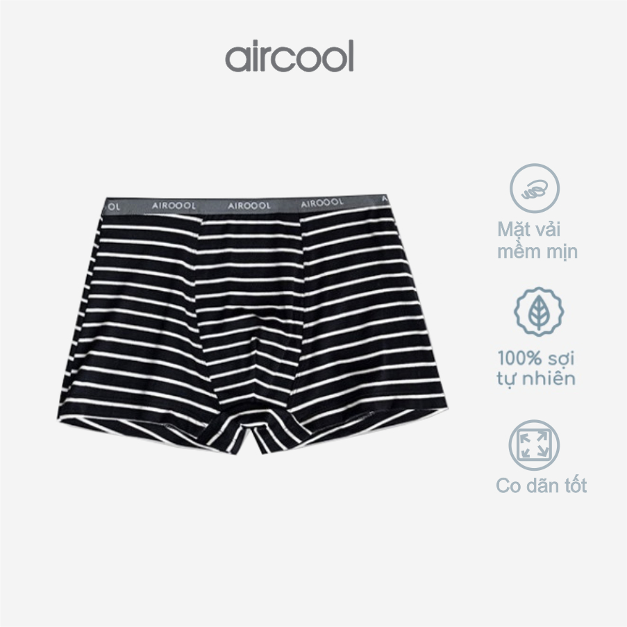 Quần lót đùi Bé trai Aircool sợi tre mềm mát thoáng kháng khuẩn tốt - AC QLDBT02