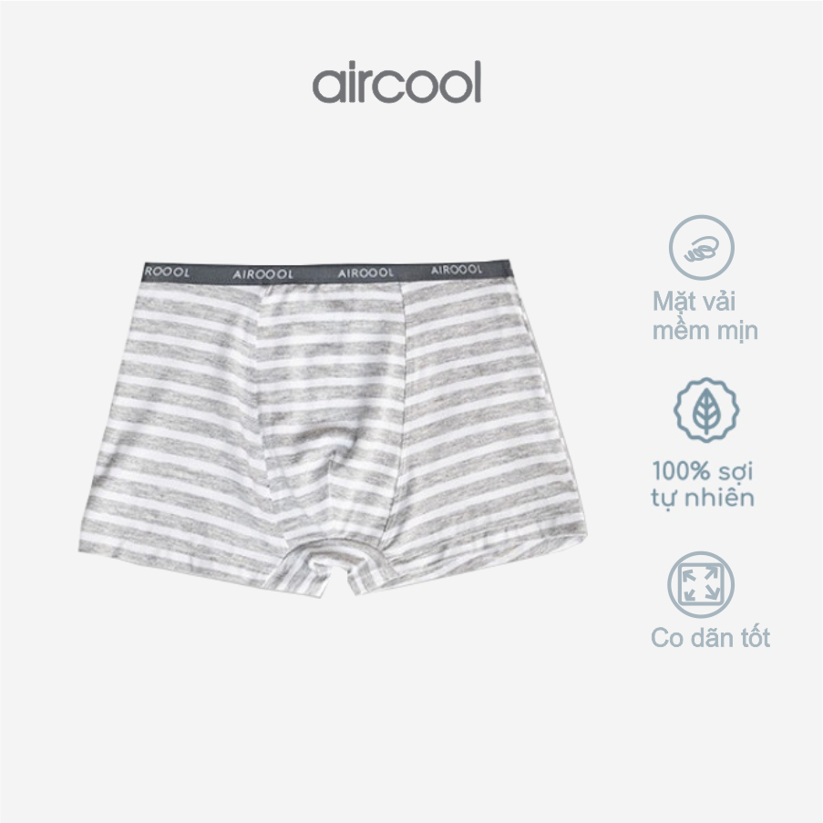 Quần chíp đùi bé trai Aircool sợi tre mềm mát thoáng - AC QLDBT03