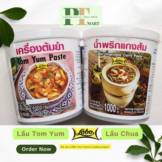 Hộp 1kg Gia vị Lẩu Tom Yum chua cay & Lẩu Chua Thái hiệu Lobo 💥 Siêu tiết kiệm -->