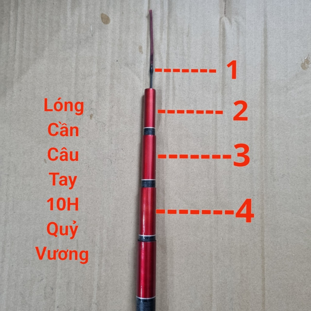 lóng cần câu tay quỷ vương 10h lóng 1.2.3.4