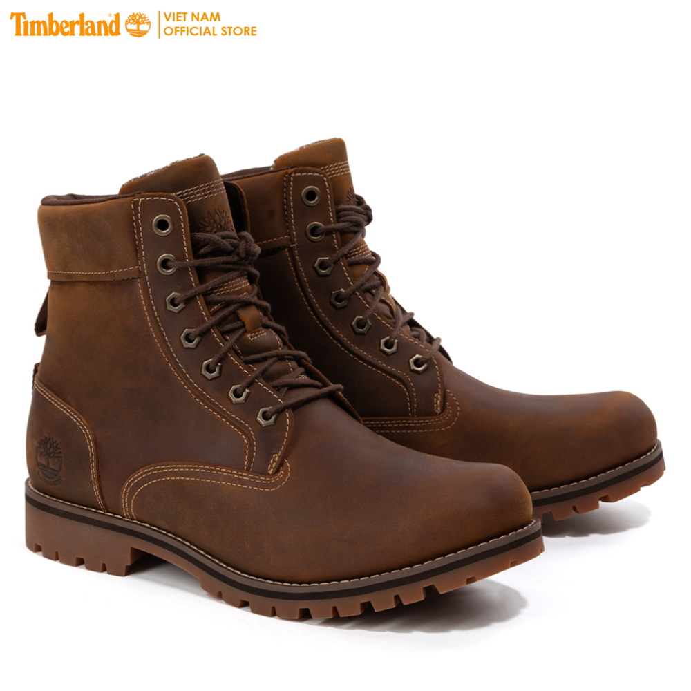 Timberland Giày Cổ Cao Nam Rugged Waterproof II 6 Inch Boot Rust Full Grain TB0A2JJB5J