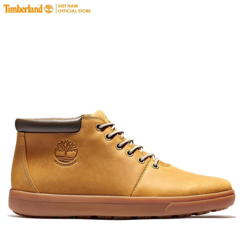 [Original] Timberland Giày Nam Boot Cổ Trung Ashwood Park Waterproof Leather Chukka Wheat Full Grain TB0A2DSC24