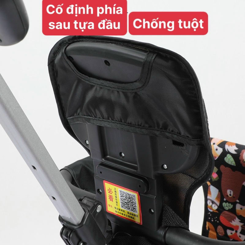 LN189-Lót ghế xe đẩy gấp gọn cho bé