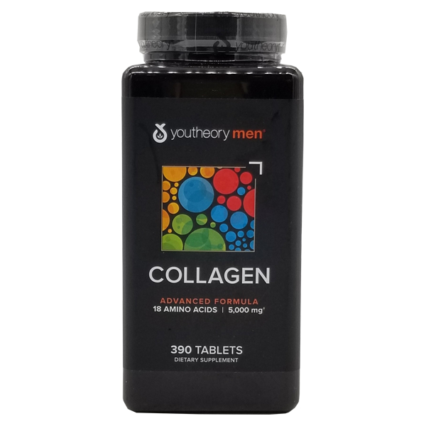 Viên uống bổ sung collagen Youtheory Collagen Type 1,2,3 Healthy Care Extaste dành cho nam chống lão hóa đẹp da