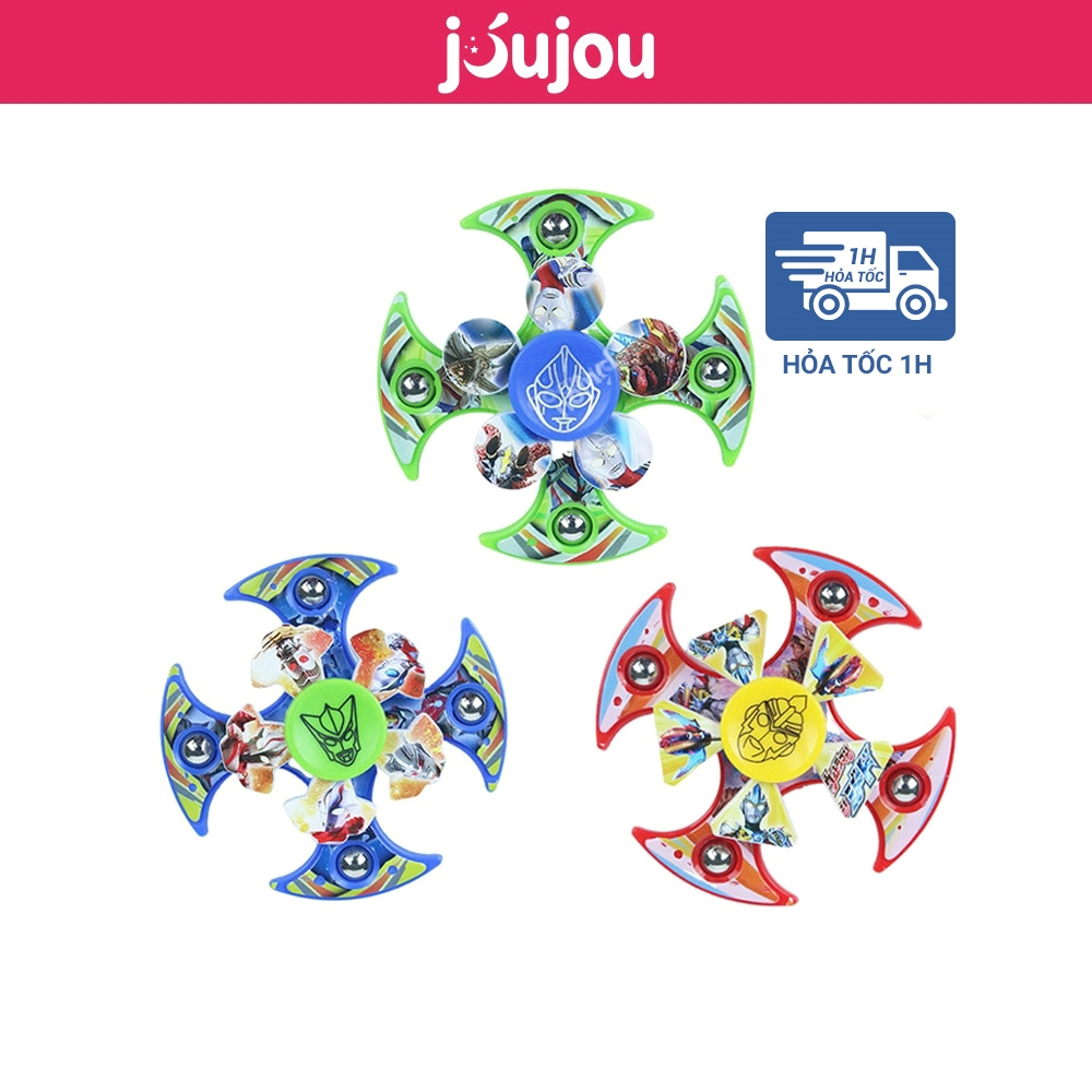 Con quay Spinner vô cực JuJou 4 cánh cao cấp siêu bền kèm 5 cánh phụ loại mới nhất