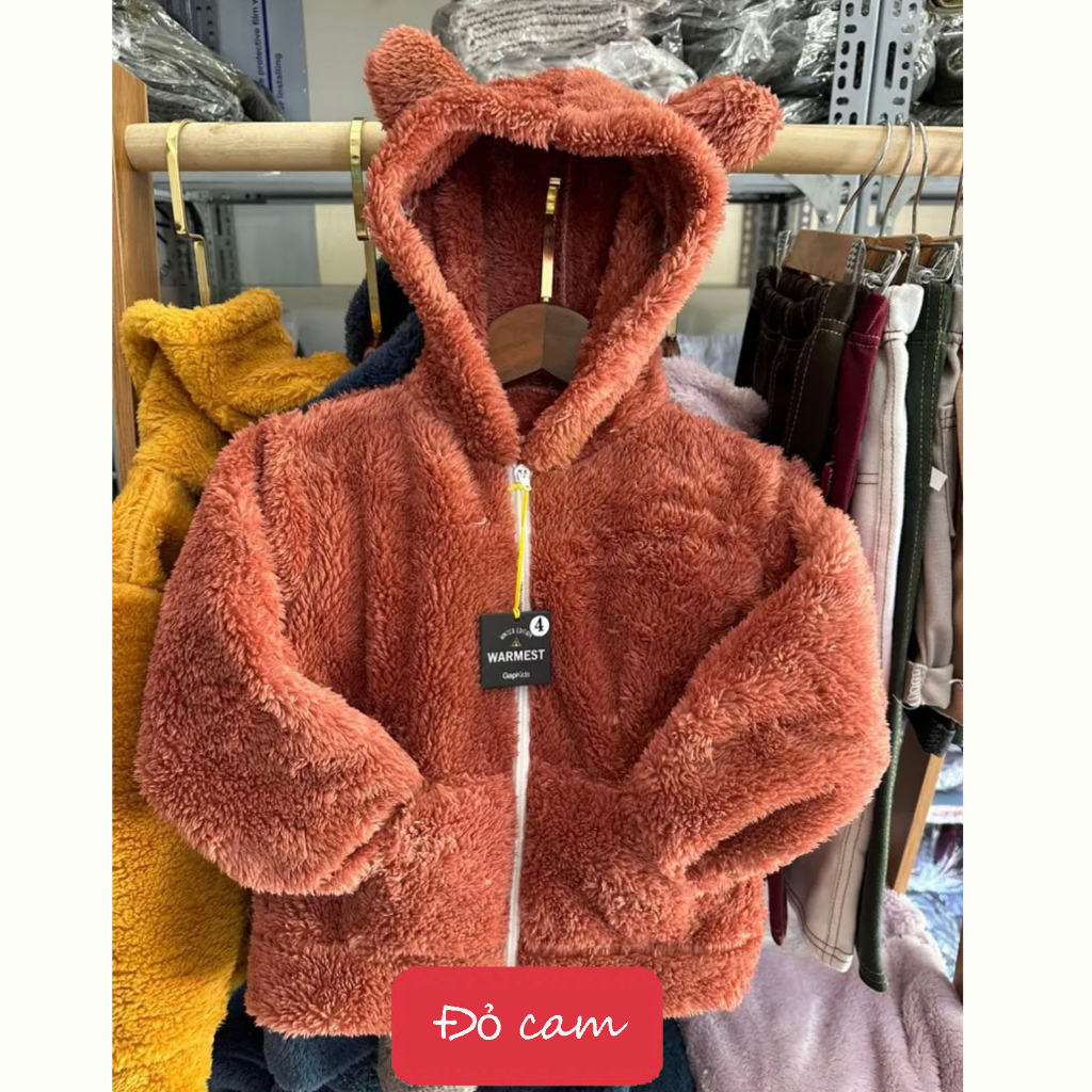 Áo Khoác Lông Cho Bé Trai, Bé Gái từ 8-45kg