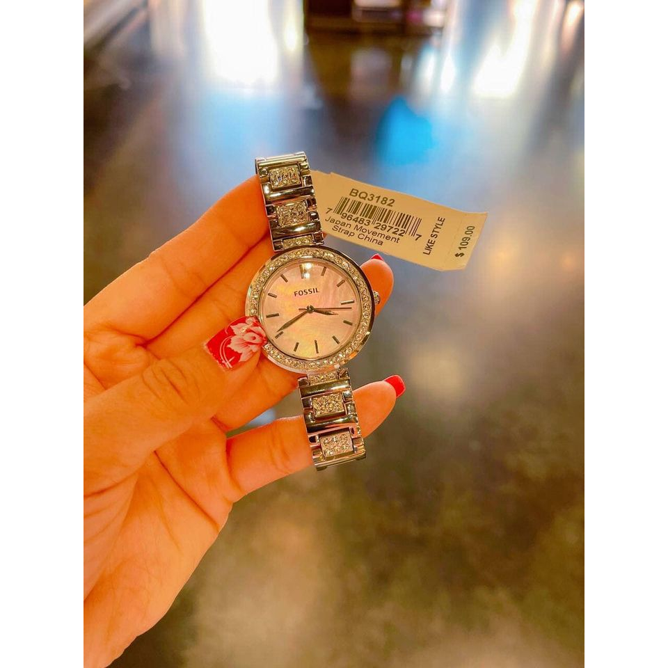 ĐỒNG HỒ NỮ FOSSIL BQ3182 CỦA MỸ MÁY NHẬT HÀNG CHÍNH HÃNG