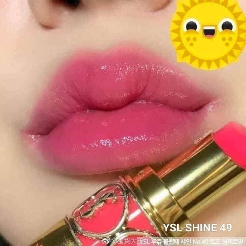 SON YSL SHINE #49 TONE HỒNG