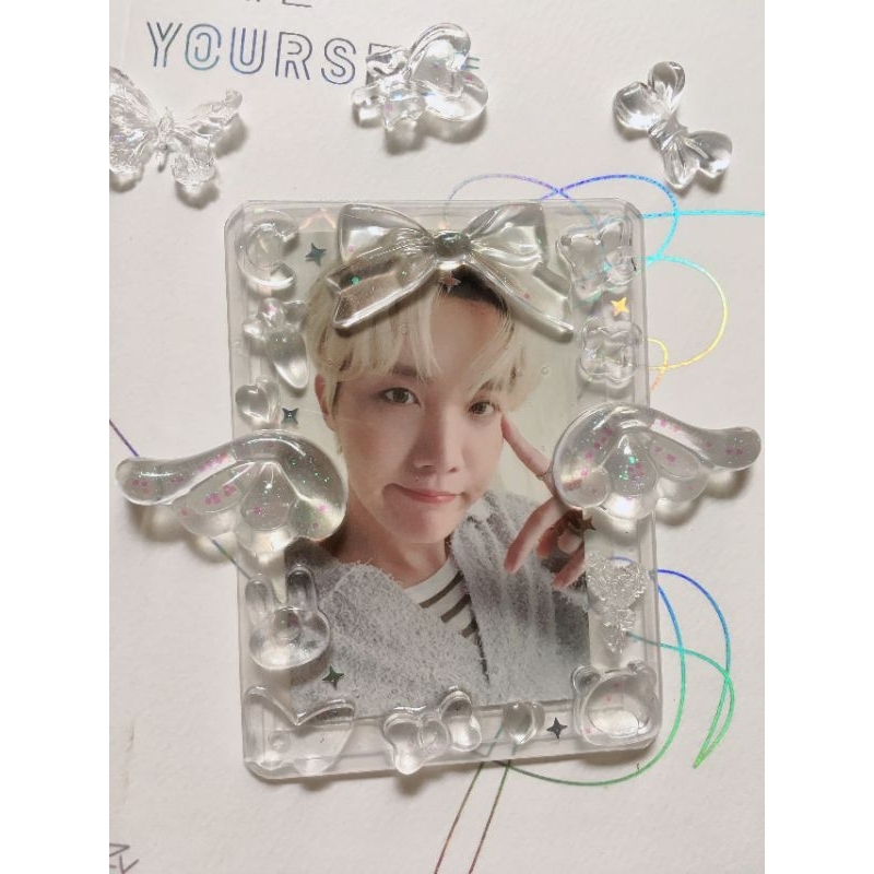 Toploader decor resin đôi cánh