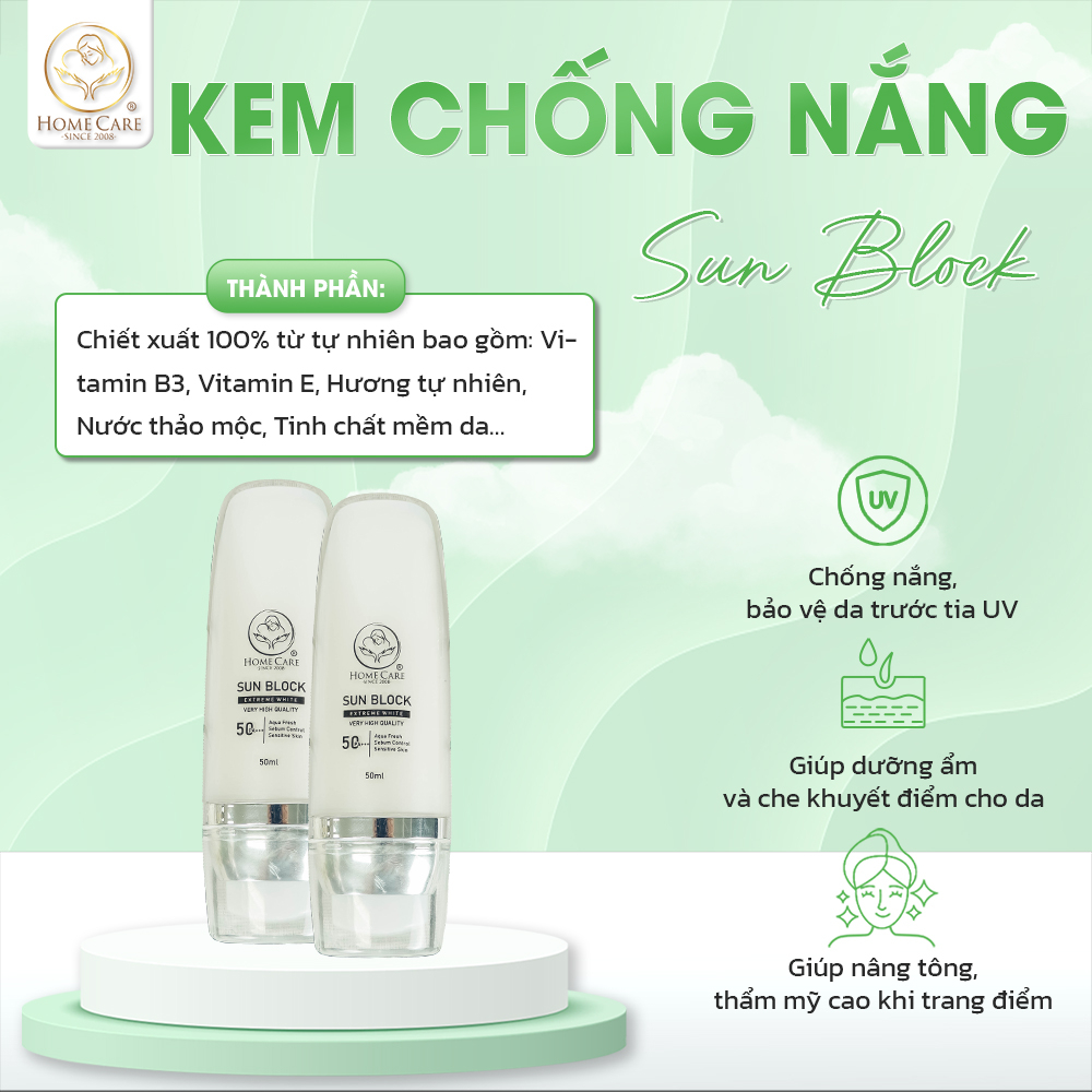 Kem chống nắng Homecare Sun Block PA 50+++