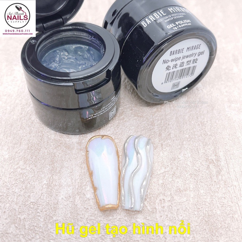 Gel đính đá - gel nổi Barbie