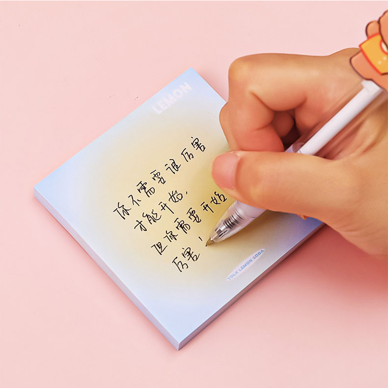 Tập 50 tờ giấy note ghi chú dày mịn Sticky Note 4 màu