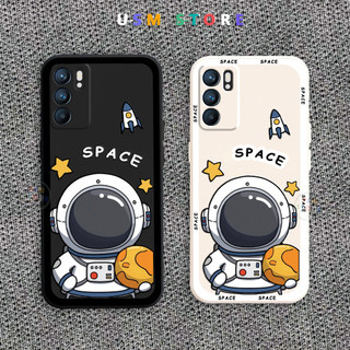 Ốp lưng Oppo Reno 6, silicon dẻo, Phi Hành Gia Nasa