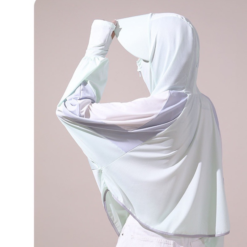 ÁO KHOÁC CÁNH DƠI CHỐNG TIA UV VÀNH RỘNG, VẢI LỤA MÁT