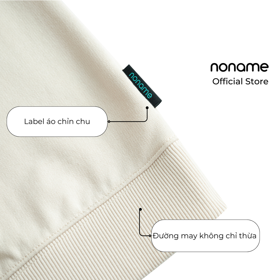 Áo Sweater Unisex noname Bear Icon /Cream_NNMWD6001D640