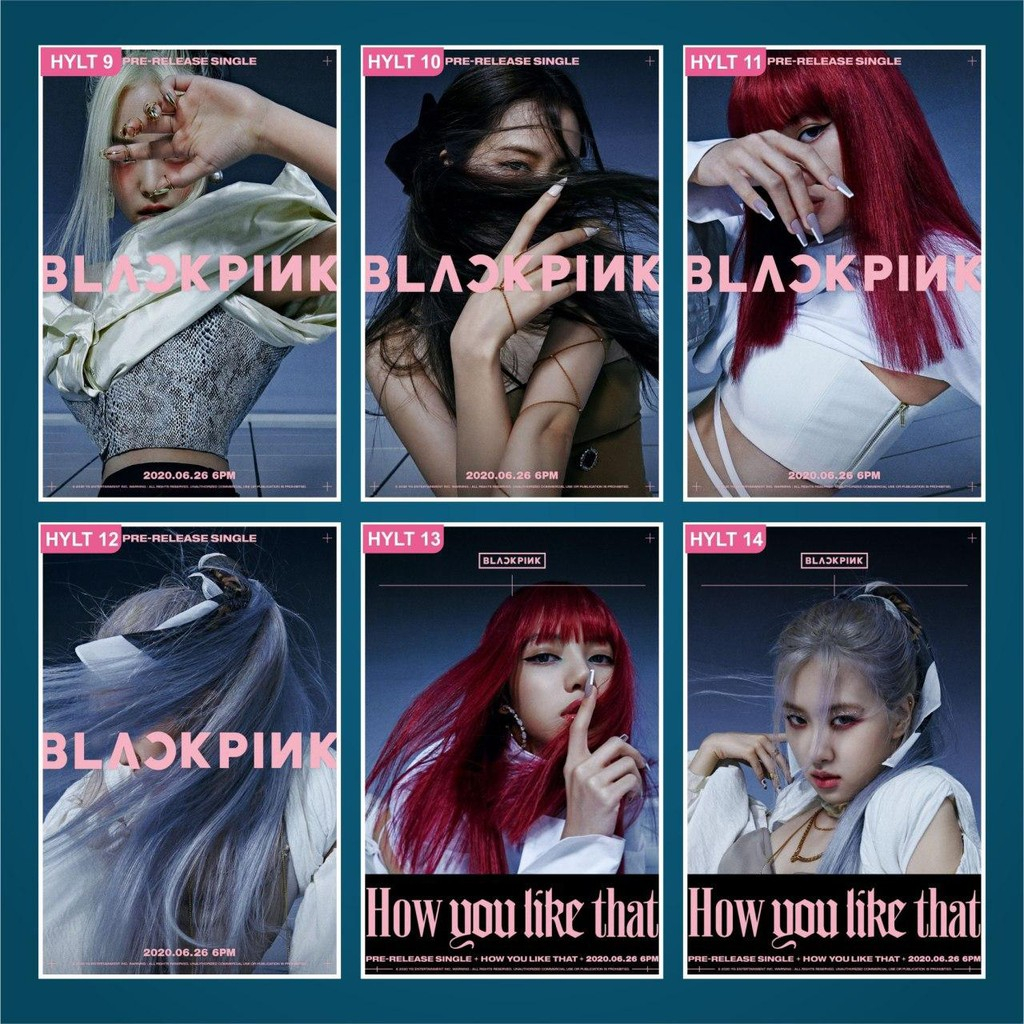 POSTER A4 DÁN TƯỜNG BLACKPINK HOW YOU LIKE THAT PART 1
