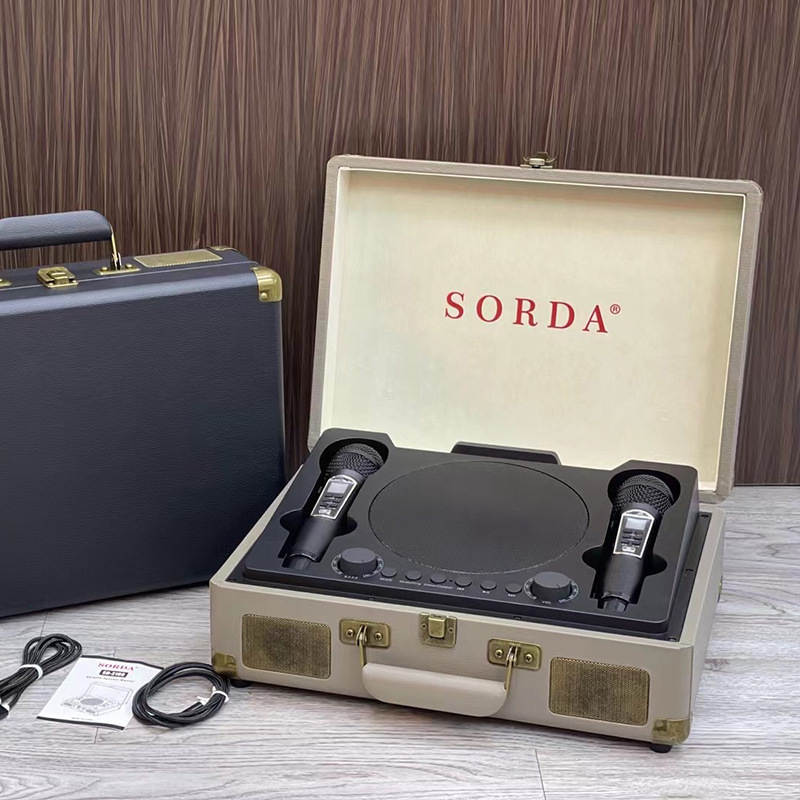 Loa Karaoke SORDA SD 2109 Thiết Kế Va Li Sách Tay, Tích Hợp 2 Micro Không Dây Cao Cấp, Độ Bền Cao. Bảo Hành 12 Tháng