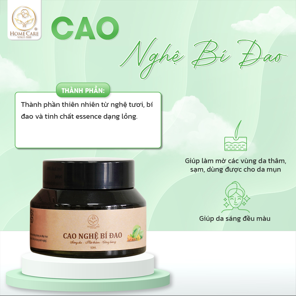 Mặt nạ Cao nghệ bí đao Home Care 50ml