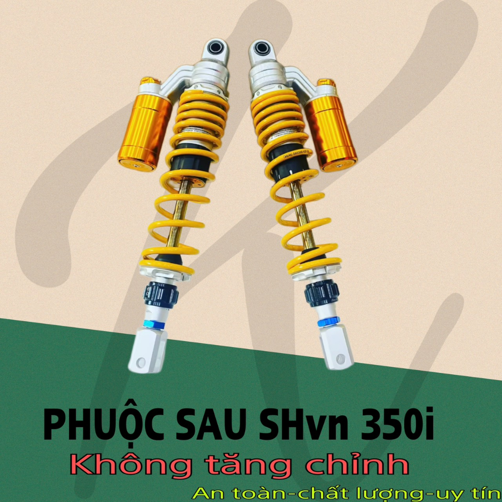 Phuộc nitron AB , SHvn 150 , SHvn 350i đủ màu