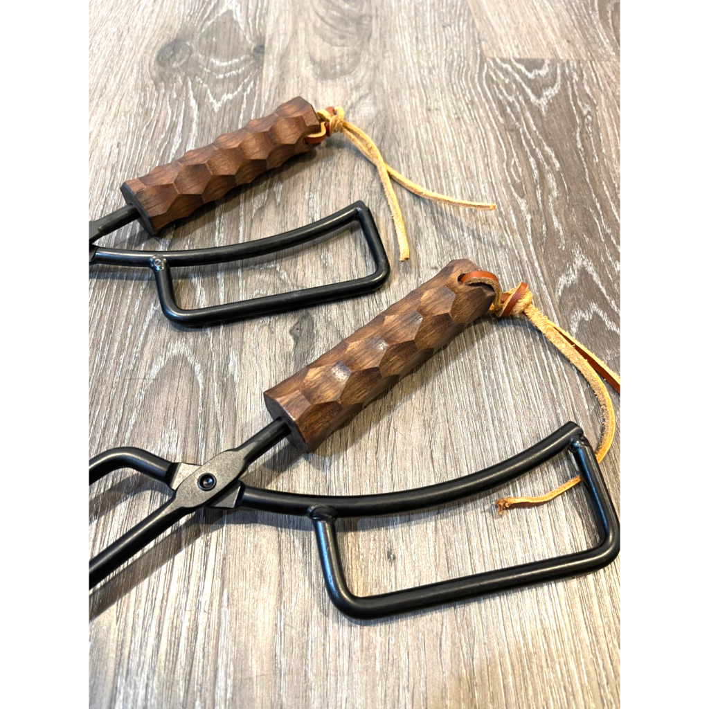 Kẹp gắp than hoa, củi - dã ngoại - cắm trại