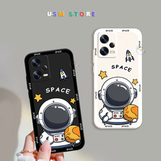 Ốp lưng Xiaomi Redmi Note 12-5G / Poco X5-5G, silicon dẻo, Phi Hành Gia Nasa